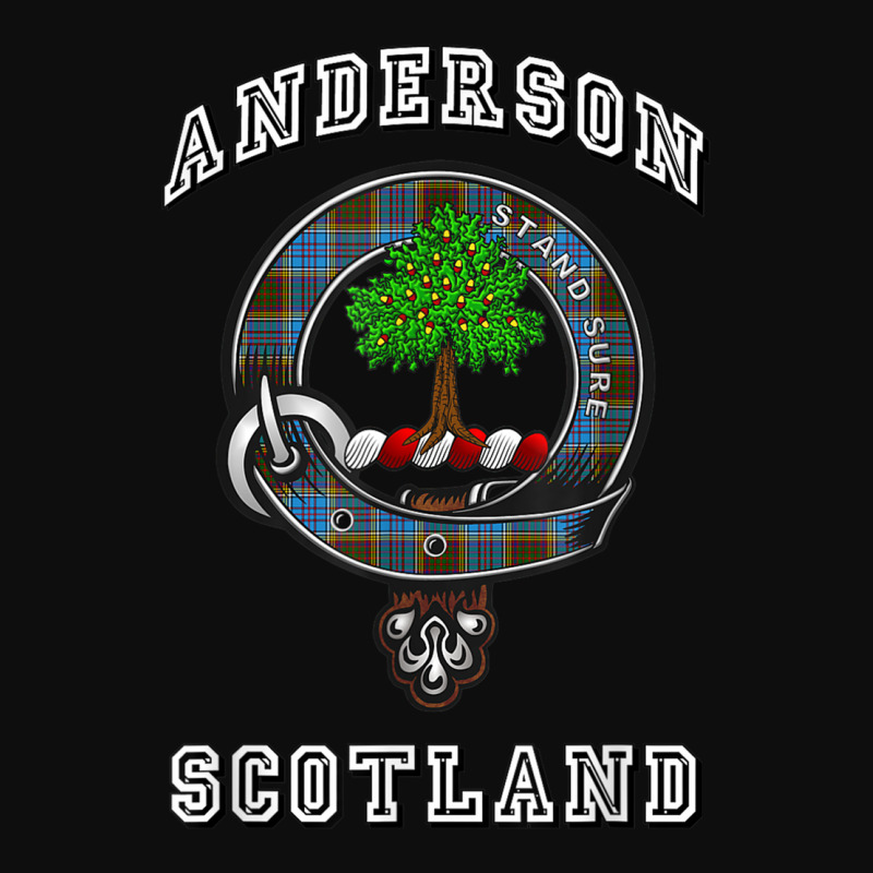 Anderson Tartan Clan Badge Athletic Style T Shirt Crop Top | Artistshot