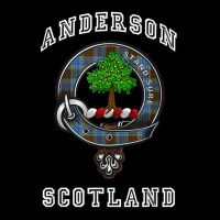 Anderson Tartan Clan Badge Athletic Style T Shirt Cropped Hoodie | Artistshot