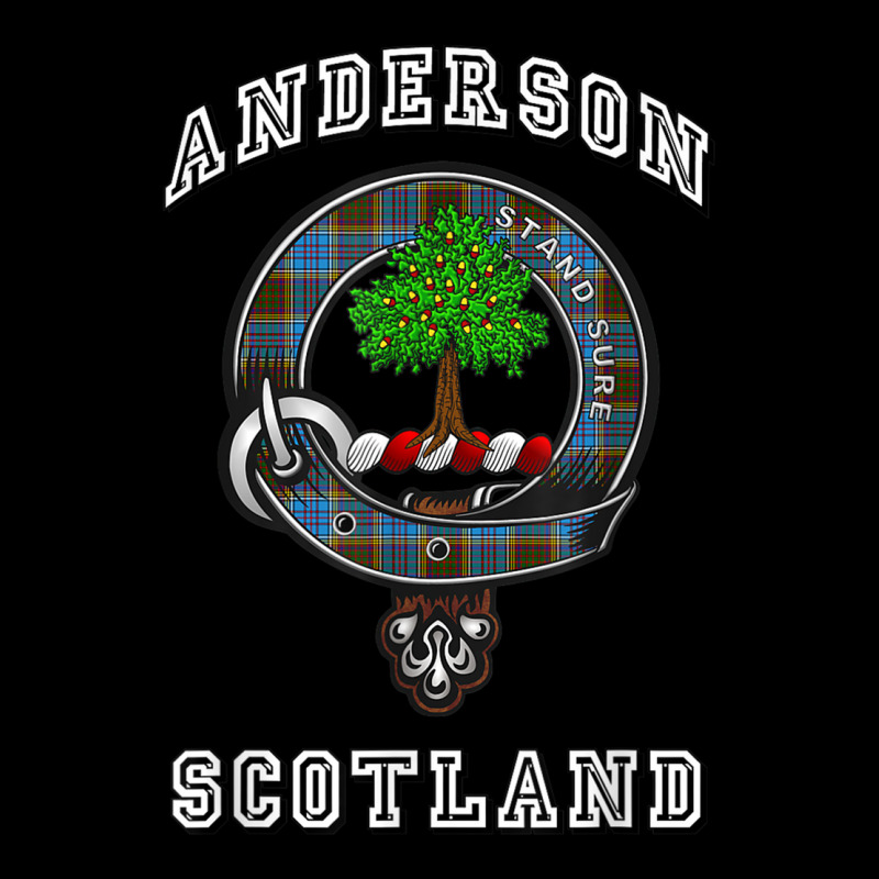 Anderson Tartan Clan Badge Athletic Style T Shirt Cropped Hoodie | Artistshot