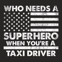 Funny Taxi Driver Superhero Vintage Tee For Men Dad Ladies Fitted T-shirt | Artistshot