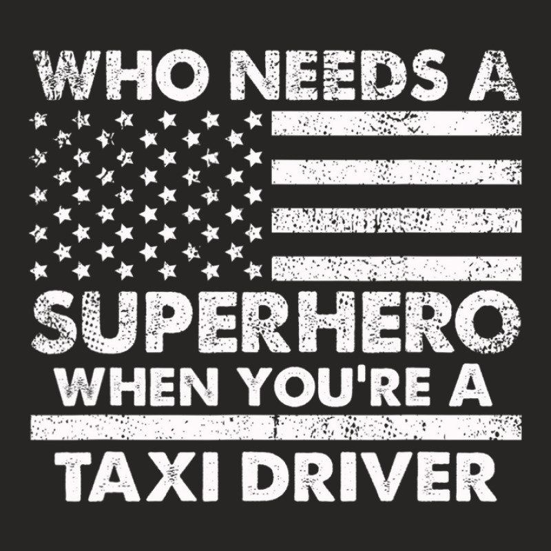 Funny Taxi Driver Superhero Vintage Tee For Men Dad Ladies Fitted T-Shirt by naddiamuhibev | Artistshot