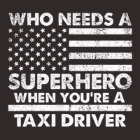 Funny Taxi Driver Superhero Vintage Tee For Men Dad Racerback Tank | Artistshot