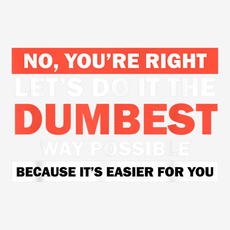 Lustige Kosmetiktasche Mit Spruch 'No You're Right…' – 23x17 Cm, Segeltuch Mit Reißverschluss