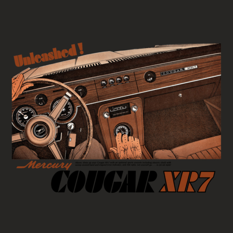 Mercury Cougar Xr7 Ladies Fitted T-Shirt by SamaraMcCullou | Artistshot