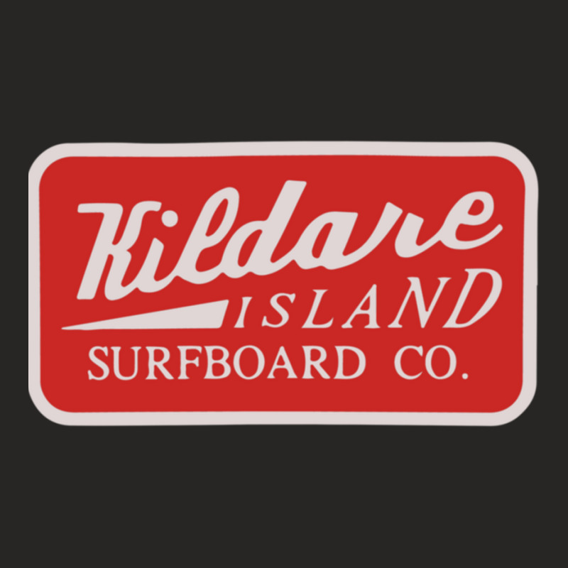 Kildare Island Surf Classic Ladies Fitted T-Shirt by josephzindel | Artistshot