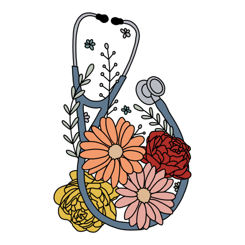 Flower Stethoscope Sticker | Artistshot