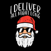 Santa I Deliver All Night Funny Christmas Xmas Adult Naughty T Shirt V-neck Tee | Artistshot