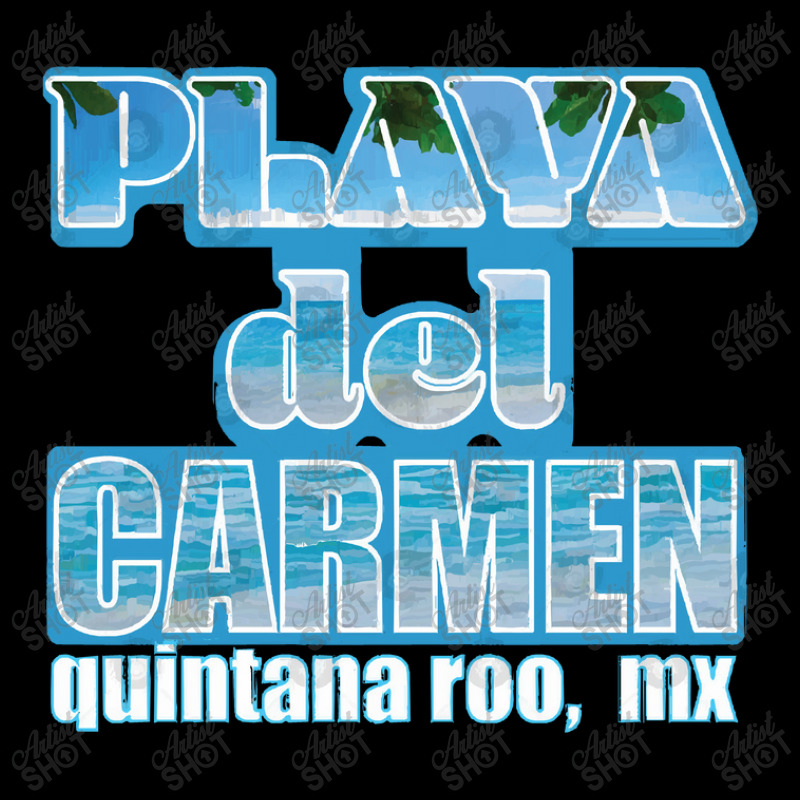 Playa Del Carmen Quintana Roo Mexico Travel Cropped Hoodie by EdieTiffany | Artistshot