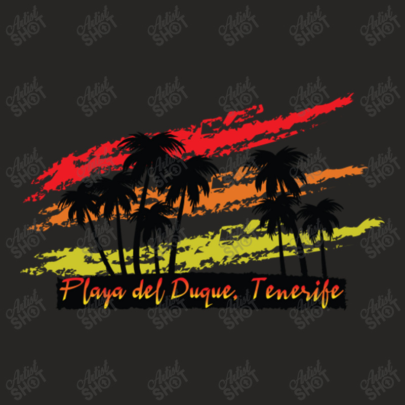 Playa Del Duque Tenerife Tee Ladies Fitted T-Shirt by EdieTiffany | Artistshot