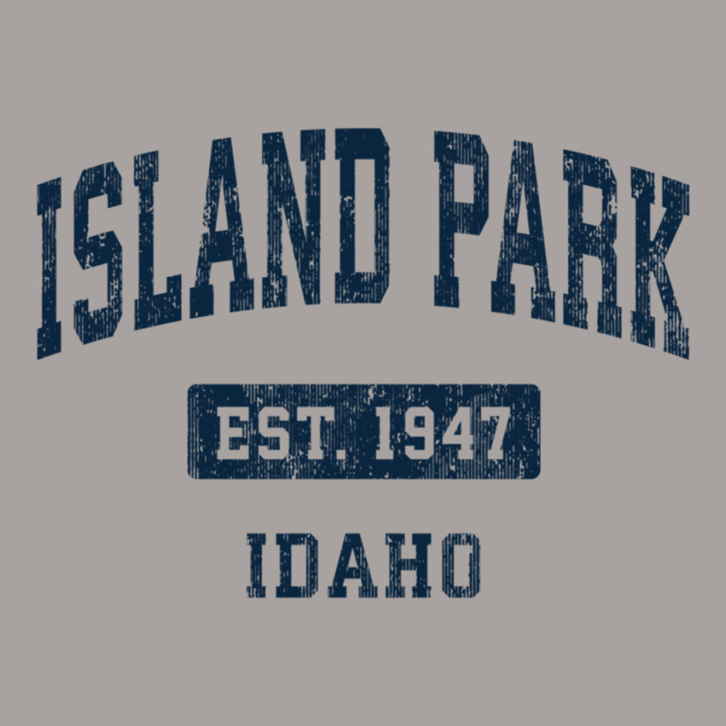 Island Park Idaho Id Vintage Sports Established Navy Design Sweatshirt Racerback Tank by sunda | Artistshot