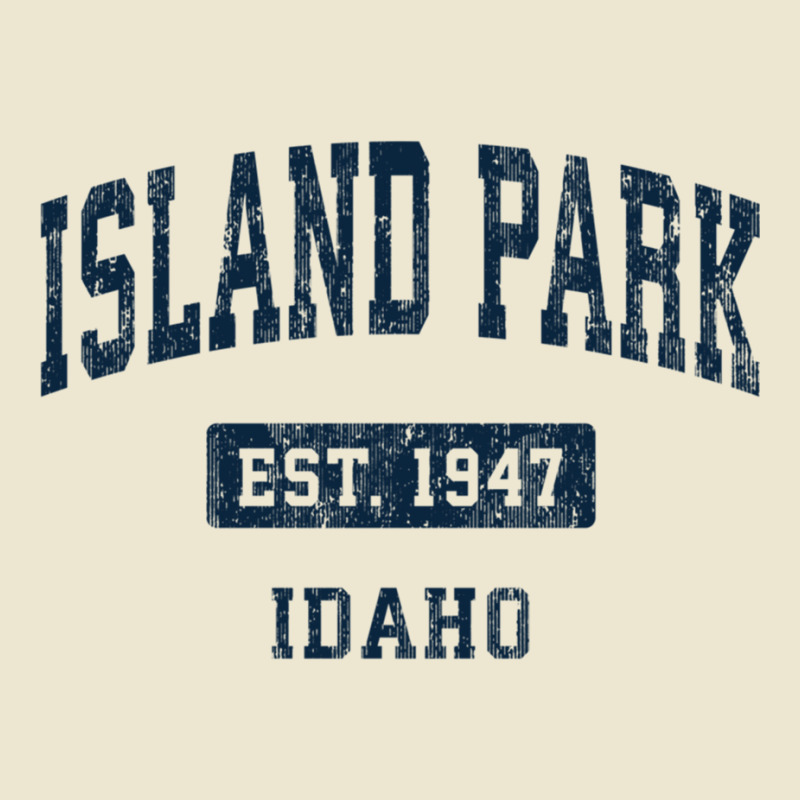 Island Park Idaho Id Vintage Sports Established Navy Design Sweatshirt Cropped Hoodie by sunda | Artistshot