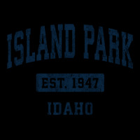 Island Park Idaho Id Vintage Sports Established Navy Design Sweatshirt Cropped Sweater | Artistshot