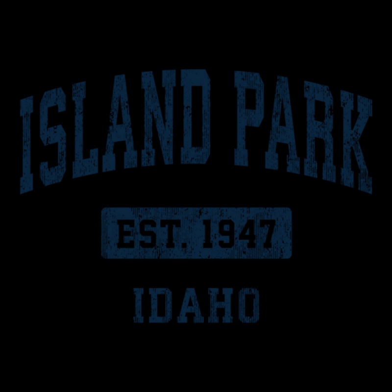 Island Park Idaho Id Vintage Sports Established Navy Design Sweatshirt Cropped Sweater by sunda | Artistshot