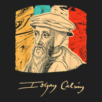 John Calvin Pastor Historical Figure Retro Ladies Polo Shirt | Artistshot