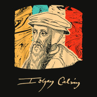 John Calvin Pastor Historical Figure Retro Scorecard Crop Tee | Artistshot