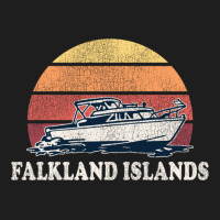 Falkland Islands Vintage Boating 70s Retro Boat Design Long Sleeve Classic T-shirt | Artistshot