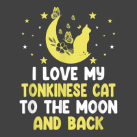 I Love My Tonkinese Cat To Moon Cat Lover Funny Kitten T Shirt Vintage T-shirt | Artistshot