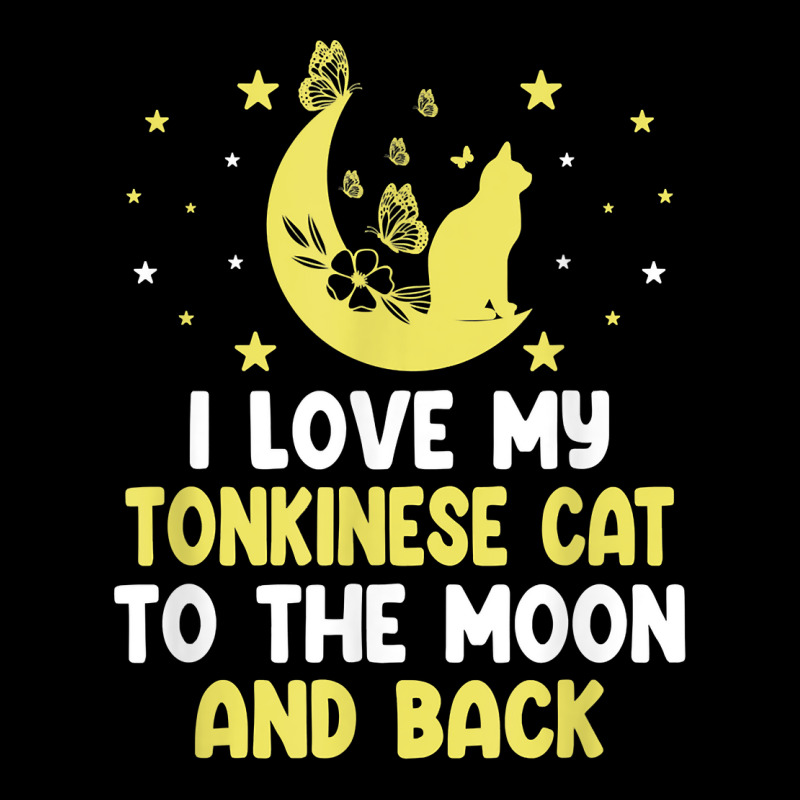 I Love My Tonkinese Cat To Moon Cat Lover Funny Kitten T Shirt Youth Sweatshirt | Artistshot