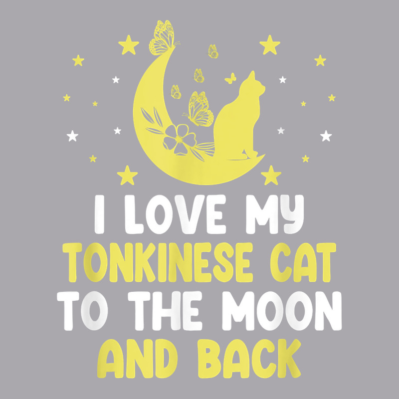 I Love My Tonkinese Cat To Moon Cat Lover Funny Kitten T Shirt Youth 3/4 Sleeve | Artistshot