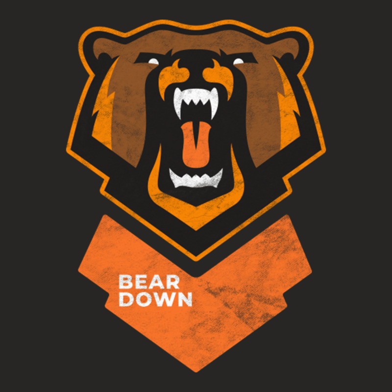 Fierce Modern Bear Down Party Tailgate Sunday Football Ladies Fitted T-Shirt by AgustinLimonAlvarado | Artistshot