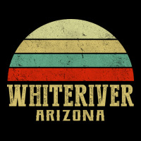 Whiteriver Arizona Vintage Retro Sunset Adjustable Cap | Artistshot