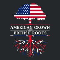 American Grown British Roots  Britain Union Jack Crewneck Sweatshirt | Artistshot