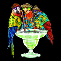 Parrots Drinking Margarita Hawaiian Shirt Vacation Birds Men's Long Sleeve Pajama Set | Artistshot