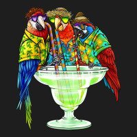 Parrots Drinking Margarita Hawaiian Shirt Vacation Birds Classic T-shirt | Artistshot