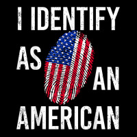 I Identify As An American   American Flag Fingerprint T Shirt Landscape Canvas Print | Artistshot