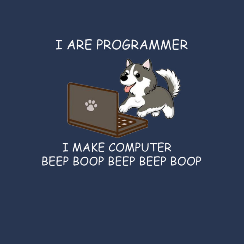 Husky - I Are Programmer I Make Computer Beep Boop T Shirt Men Denim Jacket | Artistshot