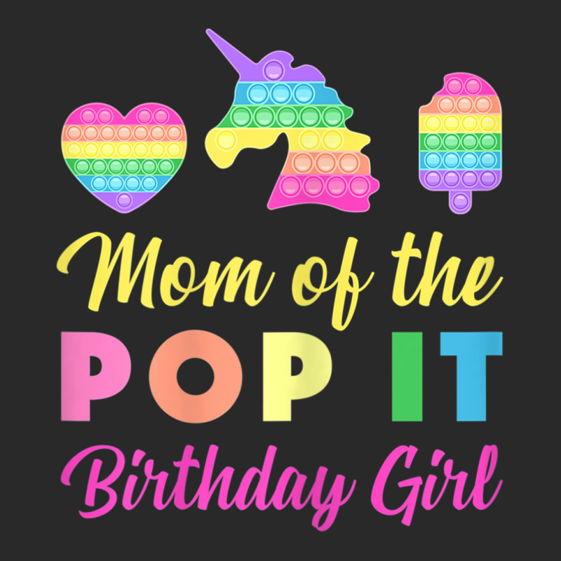 Mom Of The Pop It Birthday Girl Unicorn Heart Ice Creamt Printed hat by IsabelConstance | Artistshot