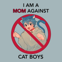 I Am A Mom Against Cat Boys Unisex Sherpa-lined Denim Jacket | Artistshot