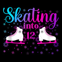 Ice Skating Into 12 Ice Dancing Girl 12th Birthday Party Tank Top Pocket T-shirt | Artistshot