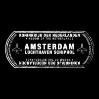 Amsterdam Netherlands Passport Stamp Vacation Travel Women's V-neck T-shirt | Artistshot