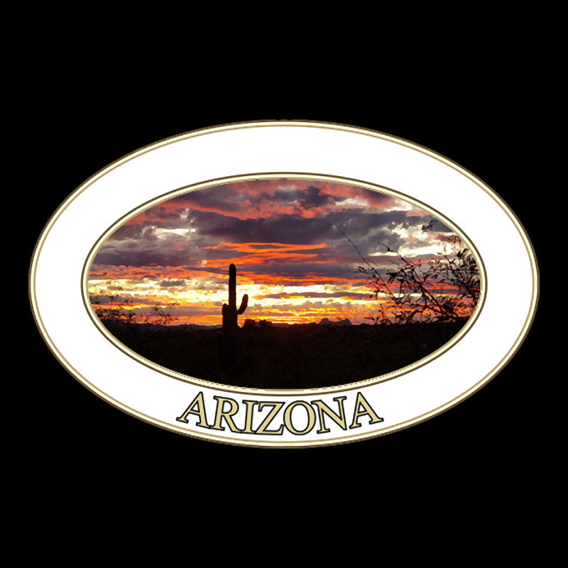 Arizona Sunset With Saguaro Cactus Adjustable Cap by declangreenwood | Artistshot