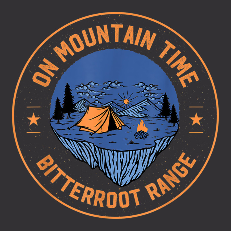 On Mountain Time Bitterroot Range Hiking Idaho Hiker Outdoor T Shirt Vintage Hoodie And Short Set by zaeske | Artistshot