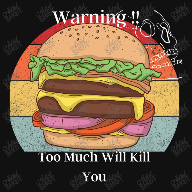 Burger Fat Food Graphic T-shirt | Artistshot