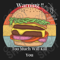 Burger Fat Food Classic T-shirt | Artistshot