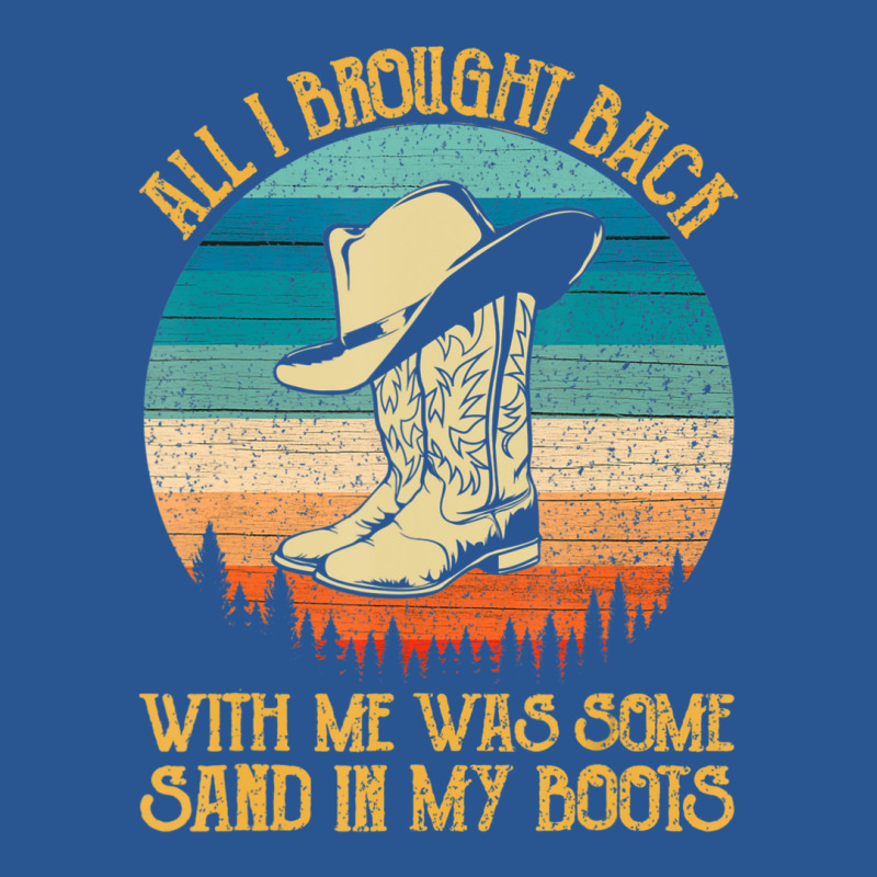 Cowboy Boots Hat Sand In My Boots Southern Western T-Shirt by Boomtea | Artistshot