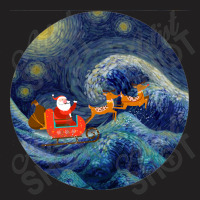 Starry Santa Night T-shirt | Artistshot