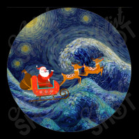 Starry Santa Night Fleece Short | Artistshot