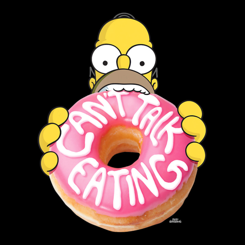 The Simpsons Homer Can't Talk Eating Donut Adjustable Cap by yumgaugeteuda | Artistshot