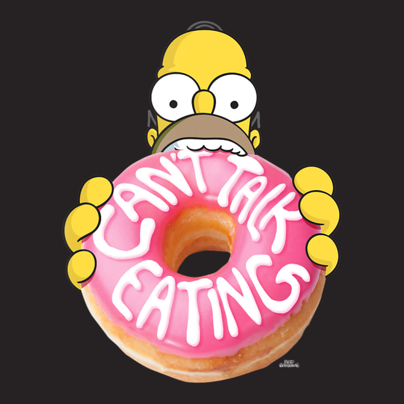 The Simpsons Homer Can't Talk Eating Donut Vintage Cap by yumgaugeteuda | Artistshot