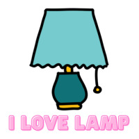 I Love Lamp V-neck Tee | Artistshot