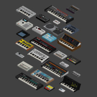 Synthesizer Fan Collection Vintage T-shirt | Artistshot