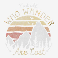 Not All Who Wander Are Lost Gradient Mountain Gold 15 Oz Coffee Mug | Artistshot