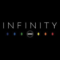 Infinity - White Clean V-neck Tee | Artistshot