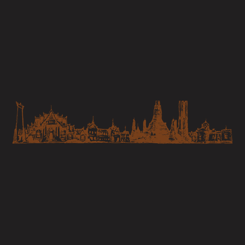 Bangkok Hand Drawn Skyline T-shirt | Artistshot