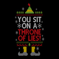 You Sit On A Throne Of Lies Funny Christmas Fake Santa Toddler Sweatshirt | Artistshot