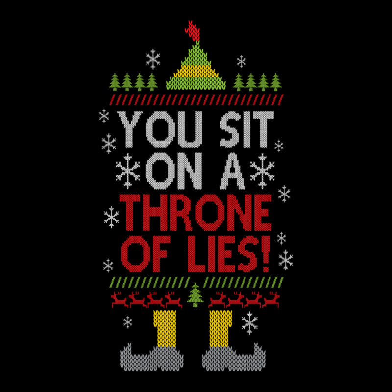 You Sit On A Throne Of Lies Funny Christmas Fake Santa Toddler Sweatshirt by behindcedar22 | Artistshot